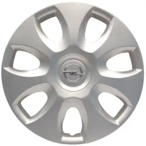 1x ORIGINAL GM Opel hubcap wheel cover 15 inch silver Corsa D 6006266