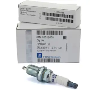 1x ORIGINAL Opel Z&uuml;ndkerze Agila Astra G H Corsa C D E Insignia A Vectra Zafira 95519058