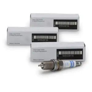 3x ORIGINAL GM Opel spark plug Corsa D 1.0 60/65 hp A10XEP 95528735