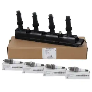 ORIGINAL Opel Z&uuml;ndmodul + 4x Z&uuml;ndkerze Astra J Corsa D E Insignia A Mokka Zafira C 1.4