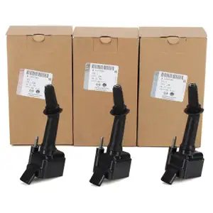 3x ORIGINAL Opel ignition coil Adam Astra K Corsa E 1.0 90/105/115 hp 12697989