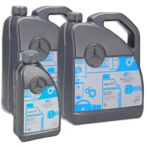 11L 11 liters ORIGINAL Mercedes-Benz StarParts engine oil 5W-30 MB 229.51 0009896910