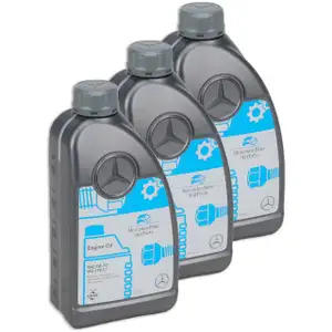 3L 3 liters ORIGINAL Mercedes-Benz StarParts Engine Oil 5W-30 MB 229.51 0009896910