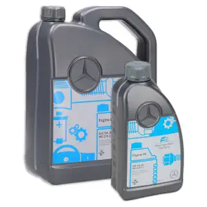 6L 6 liters ORIGINAL Mercedes-Benz StarParts engine oil 5W-30 MB 229.51 0009896910