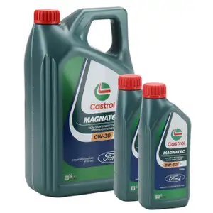 7L 7 Liter ORIGINAL Ford CASTROL MAGNATEC 0W-30 D Motor&ouml;l &Ouml;l WSS-M2C950-A
