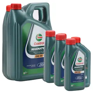 8L 8 Liter ORIGINAL Ford CASTROL MAGNATEC 0W-30 D Motor&ouml;l &Ouml;l WSS-M2C950-A