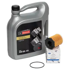 5L 5 liters ORIGINAL Ford MOTORCRAFT A5 engine oil 5W-30 5W30 + oil filter 1359941