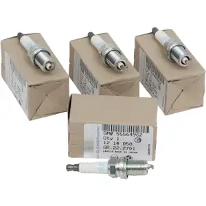 4x ORIGINAL GM Opel Z&uuml;ndkerze Adam Astra Corsa Insignia Vectra Zafira 1214058