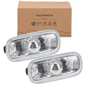 2x ORIGINAL Audi Blinkleuchte Blinker seitlich A3 8P A4 B6 B7 A6 C6 bis 2008 8E0949127