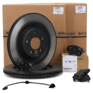 ORIGINAL AUDI Bremsscheiben + Bremsbel&auml;ge + Sensor A4 (B9) A5 (F5) hinten