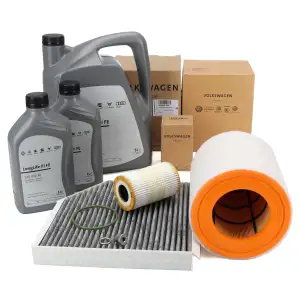 ORIGINAL AUDI Filterset + 7L 0W30 Motor&ouml;l A6 (C7) A7 (4G) 3.0 TFSI quattro 333 PS