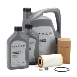 7L ORIGINAL AUDI 0W30 Motor&ouml;l + &Ouml;lfilter S4 B9 SQ5 FY TDI Mild Hybrid quattro 347 PS