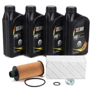4L PETRONAS SELENIA ECO2 0W-20 engine oil + ORIGINAL Alfa Romeo oil filter Giulia Stelvio 2.2 D