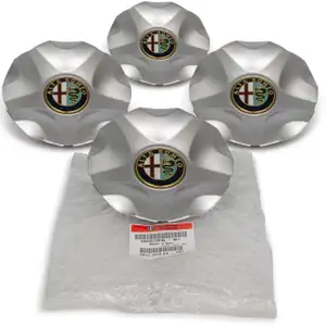 4x ORIGINAL Alfa Romeo Nabendeckel Felgendeckel Kappe MITO (955) 50512635