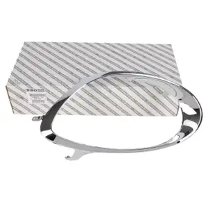 ORIGINAL ALFA ROMEO CHROM Rahmen Blende Hauptscheinwerfer Mito 955 rechts 156085844