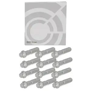 12x ORIGINAL BMW Axle Bolt Drive Shaft M10x43 1 Series 3 Series 5 Series 7 Series X3 X5 X6 33207572716