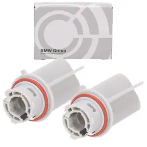 2x ORIGINAL BMW Lampenfassung Blinkleuchte H21W 1er E81 E82 E87 E88 63126940665