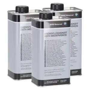 3L 3 Liter ORIGINAL BMW Bremsfl&uuml;ssigkeit DOT 4 LV CLASS 6 83105A87362