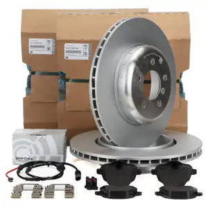 ORIGINAL BMW brake discs + brake pads + sensor 5 Series F11 Touring 520d 525d 530d rear