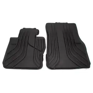 ORIGINAL BMW rubber mats, set of 3, F30, F31, F34, front, 51472339809