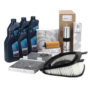 ORIGINAL BMW filter set, 4-piece + 6L 5W30 engine oil X3 F25 18d 20d N47 30d N57 up to 10/2011