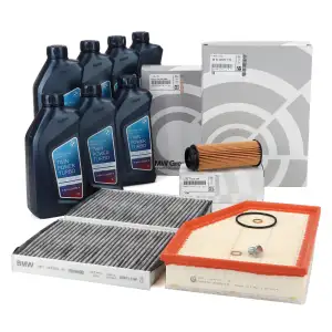 ORIGINAL BMW Filterset + 7L 5W30 Motor&ouml;l 5er G30 G31 540i 6er G32 640i B58 333/340/360 PS