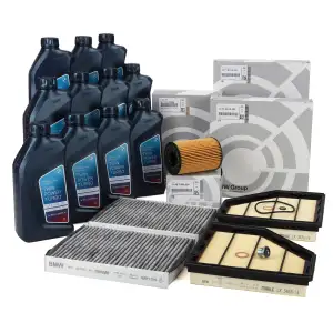 ORIGINAL BMW Filterset + 11L 5W30 Motor&ouml;l 5er G30 M550i xDrive N63 462/530 PS