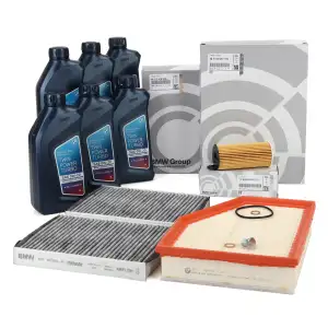 ORIGINAL BMW Filterset 3-tlg + 6L 0W20 Motor&ouml;l G30 G31 G32 G11 G12 X5 G05 B48 B47