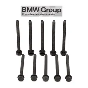 10x ORIGINAL BMW Schraube Kurbelwellenlager Pleuelschraube M9x115 11117540160