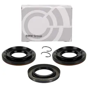 3x ORIGINAL BMW Wellendichtring Simmerring Differential Hinterachse