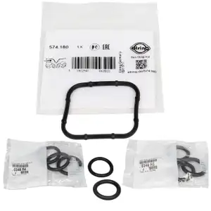 ORIGINAL Citroen Peugeot intake manifold gasket set + ELRING 574.180 1.6 HDi