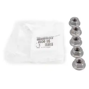 5x ORIGINAL Citroen Peugeot PSA Mutter Radnabe Radaufh&auml;ngung 6936.86