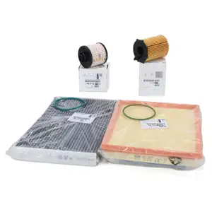 ORIGINAL Citroen Opel filter set, 4 pieces, C3 Aircross II CrosslandX 1.6 Turbo D