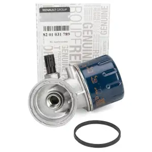 ORIGINAL Dacia Ölfiltergehäuse + Ölfilter + Dichtung Duster Logan 1.5 dCi 8201031789
