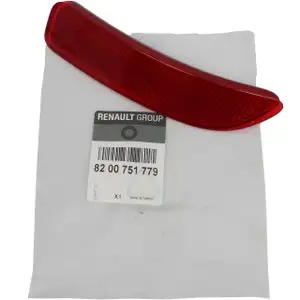 ORIGINAL Renault Reflektor R&uuml;ckstrahler R&uuml;ckleuchte Sto&szlig;stange links 8200751779