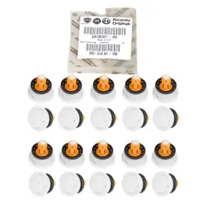 20x ORIGINAL Fiat Clip Türverkleidung mit Dichtung 500X Tipo (356_, 357_) 51987227