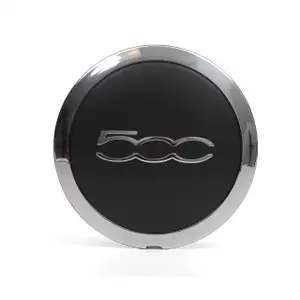 1x ORIGINAL FIAT hub cap wheel cover &Oslash; 55 mm 500 500C 51884863