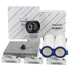 ORIGINAL FIAT Filter Set Filter Package + 3x Spark Plug 500 / C (312_) 1.0 Mild Hybrid 69/71 hp