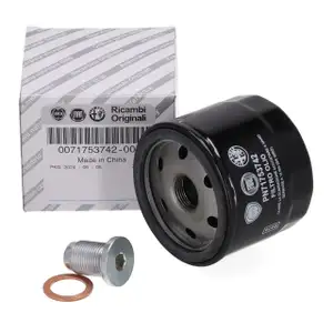 ORIGINAL Fiat &Ouml;lfilter + Schraube Bravo 2 Idea Doblo Multipla Punto 188 Stilo 1.9D