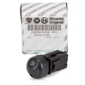 ORIGINAL Fiat light switch for rear fog light Ducato (230_) 1303501614