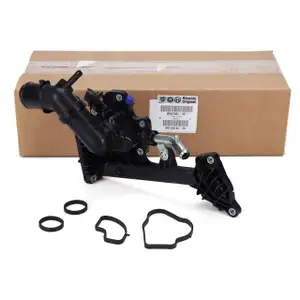 ORIGINAL Fiat Jeep Alfa Thermostat + Geh&auml;use 500L 500X Doblo Tipo Giulietta 1.6D 55275654