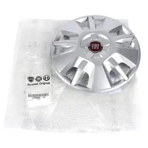 1x ORIGINAL Fiat hubcap wheel cover 15 inches silver Ducato 250_ 290_ 1374086080