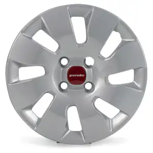 1x ORIGINAL Fiat hubcap wheel cover 14 inches silver Panda 312 319 735553848