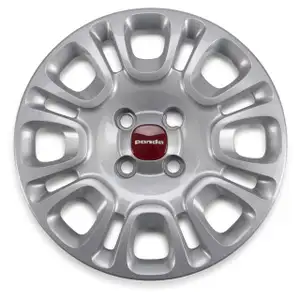1x ORIGINAL Fiat hubcap wheel cover 14 inches silver Panda 312 from model year 02.2012 735553850