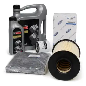 ORIGINAL Ford inspection kit + 6L engine oil 5W30 for FOCUS III MK3 2.0 ST