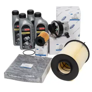 ORIGINAL Ford inspection kit + 4 liters of 5W30 engine oil FOCUS II 1.6 TDCi from 04/2007