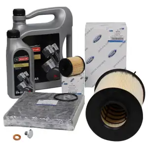 ORIGINAL Ford inspection kit + 6 L engine oil 5W30 for KUGA I 2.0 TDCi 140/163 hp