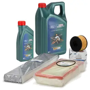 ORIGINAL Ford filter set, 3 pieces + 6 liters of 5W-30 A5 engine oil, Mondeo 3 2.0/2.2 TDCi
