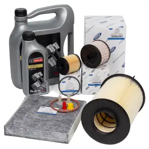 ORIGINAL Ford inspection kit + 6L 5W30 engine oil FOCUS C-MAX DM2 KUGA I 2.0 TDCi