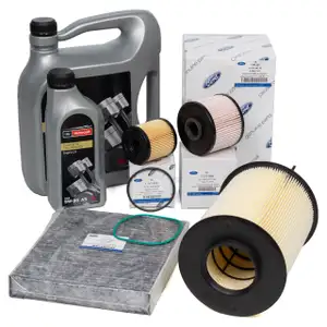 ORIGINAL Ford inspection kit + 6 liters of 5W30 engine oil C-MAX (DM2) KUGA I 2.0 TDCi